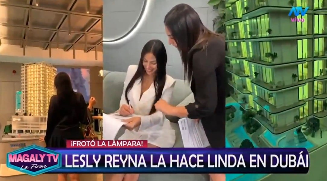 Lesly Reyna presume Lamborghinis, yates, joyas Cartier, compra depa de más de S/1 millón en Dubái y revela como: “Me está yendo súper bien”