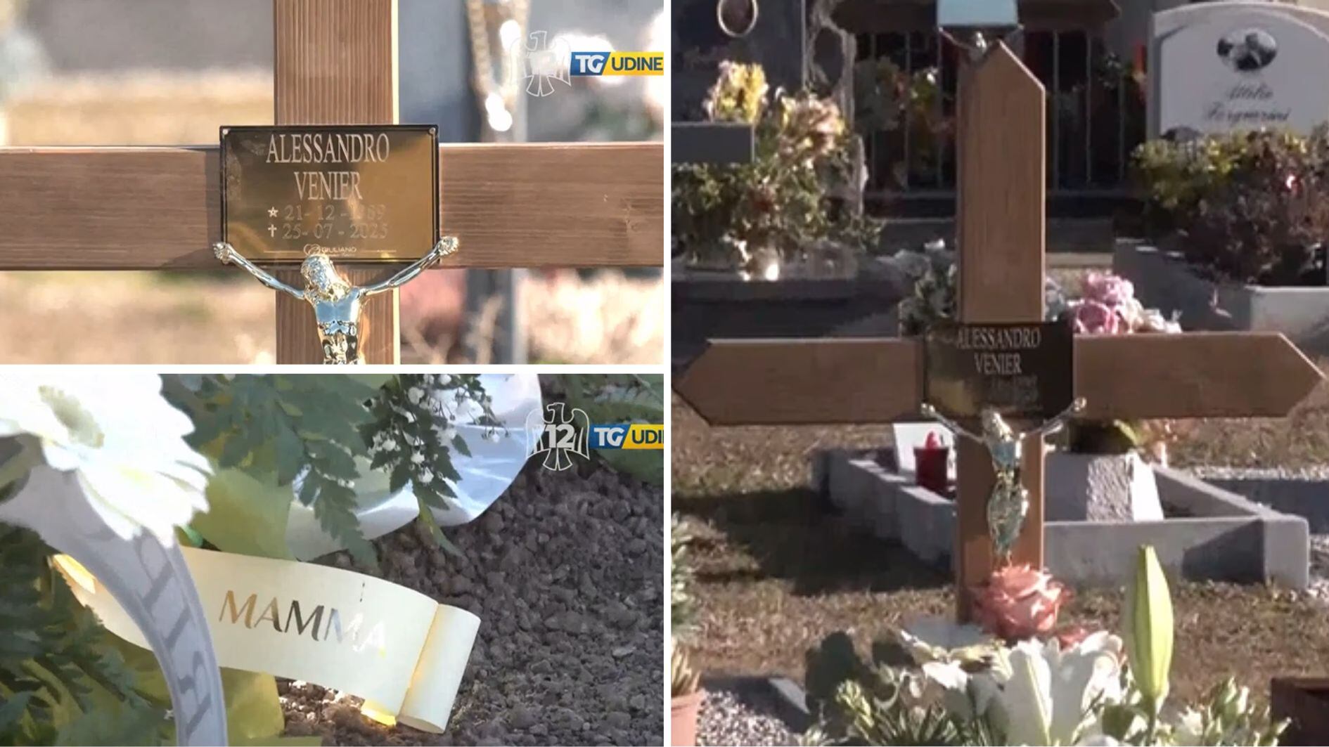 Debido a que el caso sigue abierto, el cuerpo de Venier no fue cremado, de acuerdo con la decisión que en vida le comunicó el italiano a sus familiares - crédito TV 12/Facebook