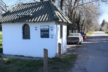 La garita de seguridad edificada