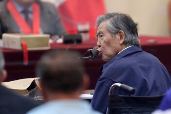 El expresidente peruano Alberto Fujimori