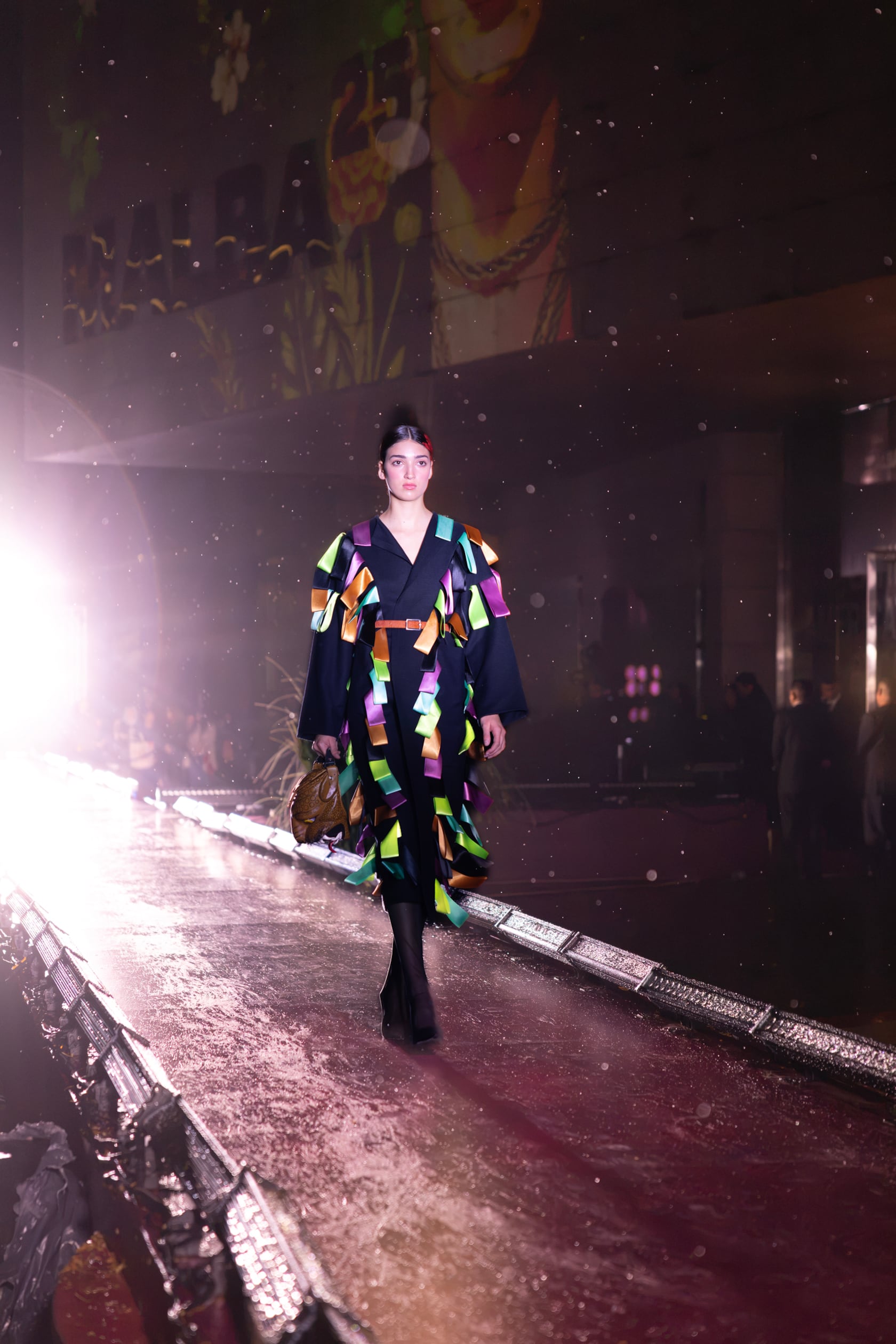 Natalia Antolín, Camila Romano, Pía Carregal y Carla Fernández exhibieron cinco creaciones cada una inspiradas en Frida Kahlo. (SAC MALBA)