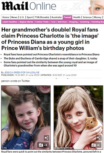 El diario Daily Mail compara