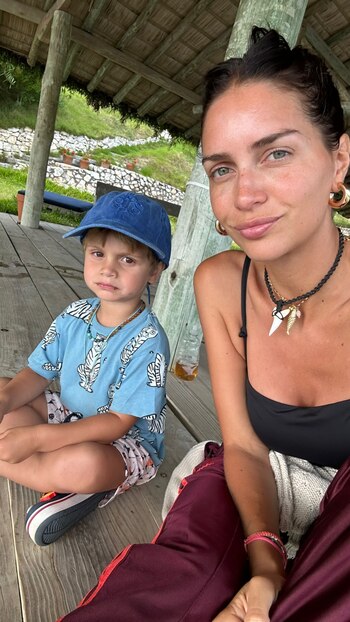 Zaira Nara aprovechó el día