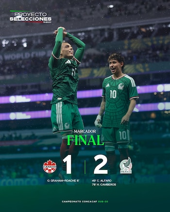 Seminifnal México Canadá Concacaf Sub-20