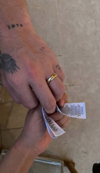 La actriz publicó una imagen