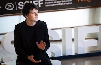 Tras una larga negociación, Jesse Eisenberg por poco acepta el papel. EFE/ Javier Etxezarreta