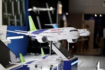 Maqueta del C919. REUTERS/Benoit Tessier
