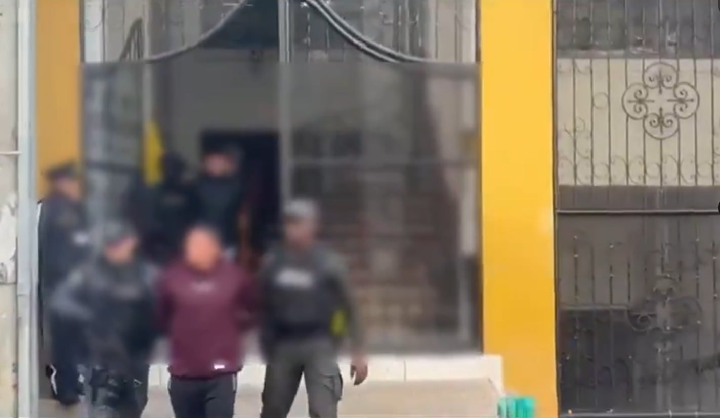 Alias Ardilla figura entre los detenidos y las autoridades lo señalan como supuesto jefe de las milicias urbanas en Ricaurte y Barbacoas - crédito Gaula Militares