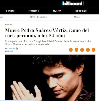 "El ícono del rock peruano",