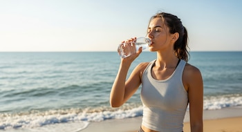 El agua continúa como bebida