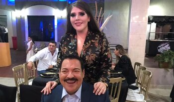 Julio Preciado y su hija