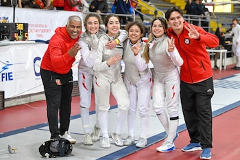 César Bru, entrenador, y Bruno