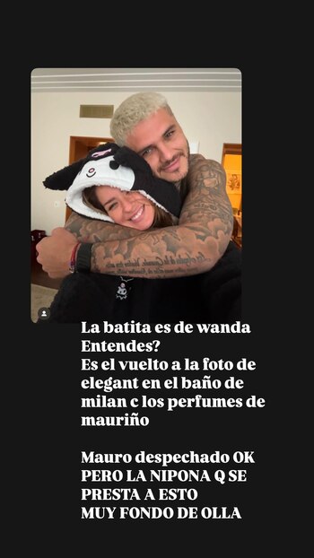 "La batita es de Wanda.