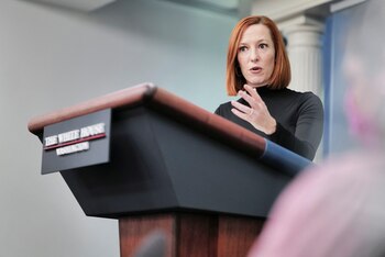 Jen Psaki, vocera de la Casa Blanca (REUTERS/Cheriss May)