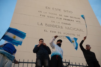 Festejos Argentina Inglaterra en el Mundial 2026 - Obelisco