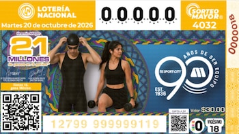 Sorteo Mayor 4032: Resultados martes 20 de octubre del 2026 de la Lotería Nacional