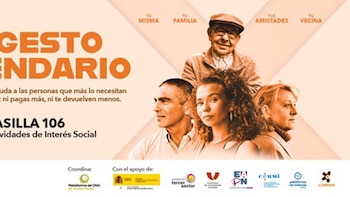 Las ONG recibieron en 2025 más de 3 millones de euros de la 'X Solidaria' para apoyar a 736.308 personas vulnerables