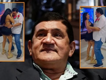 Poncho Zuleta y el presentador