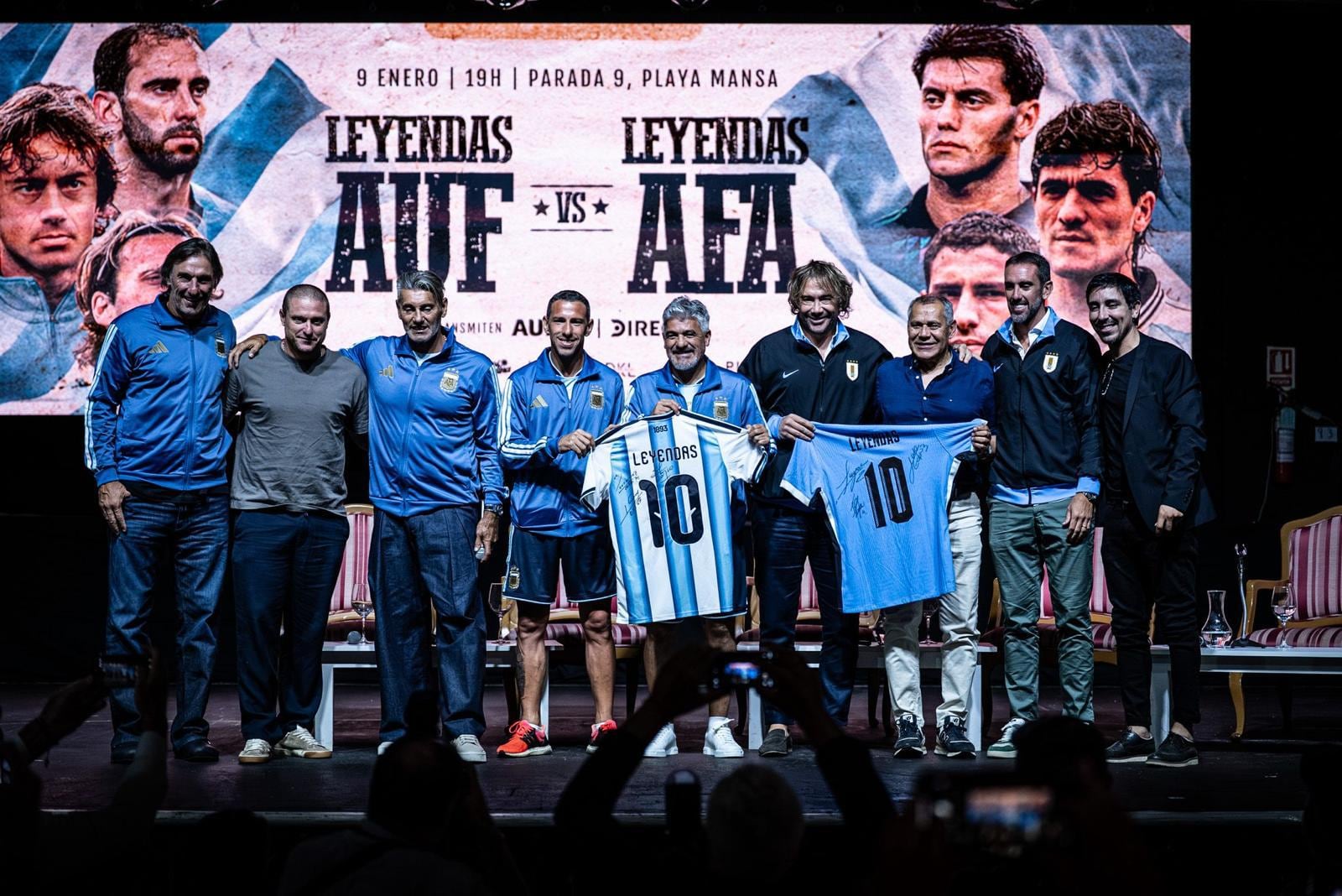 Leyendas de Argentina y Uruguay se enfrentan en Punta del Este