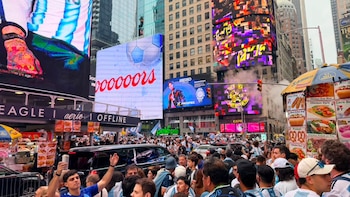 Infobae: las imágenes del banderazo para la selección argentina