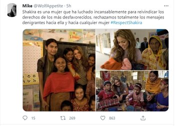 Los tuits de quienes defienden