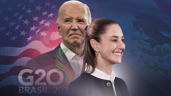 Reunión de Claudia Sheinbaum y Joe Biden en el G20