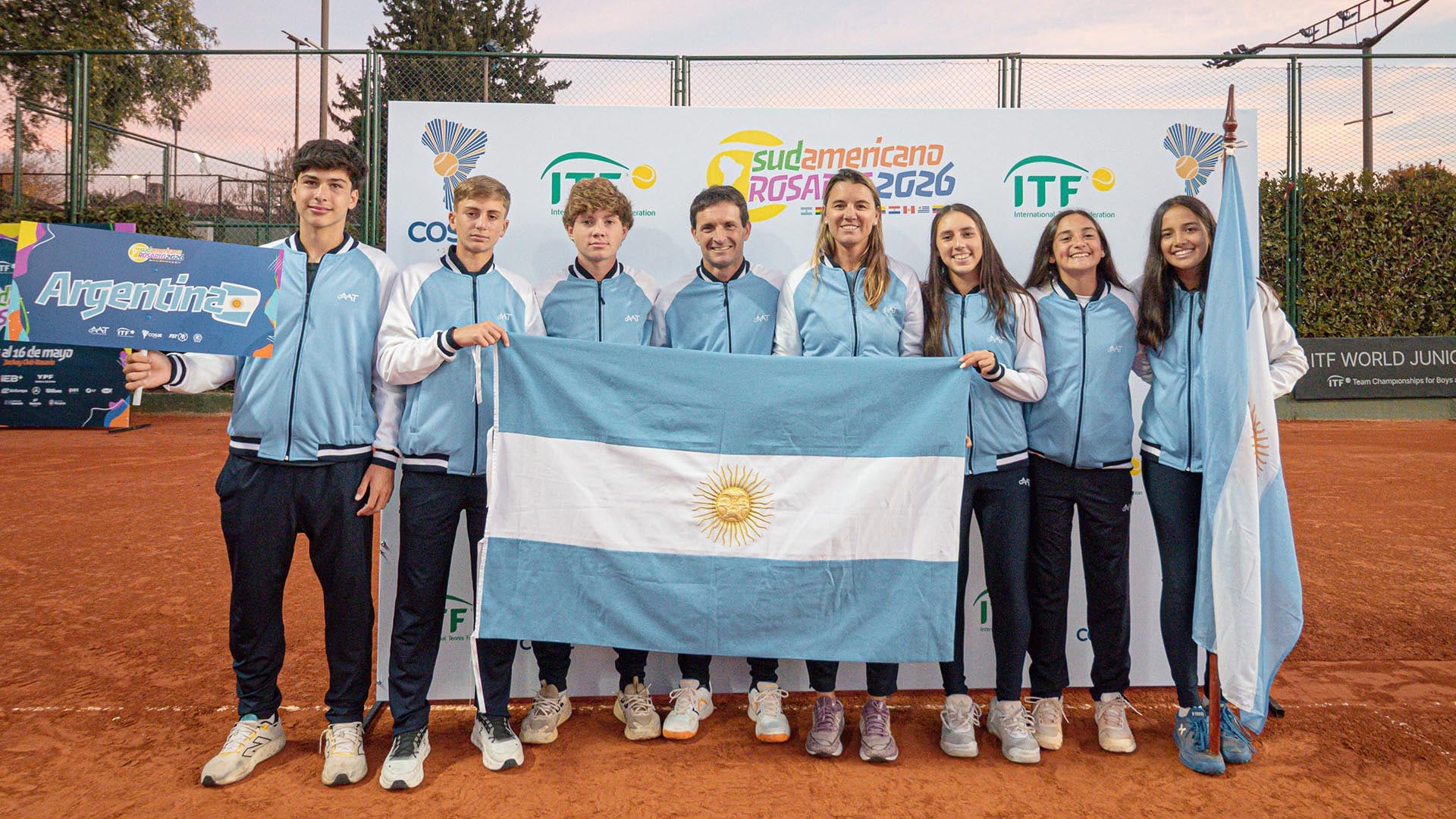 Los equipos argentinos participarán del Campeonato Sudamericano Sub 14 Rosario 2026 (Crédito: AAT)