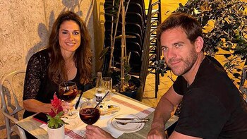 Sabatini y Delpo, en un