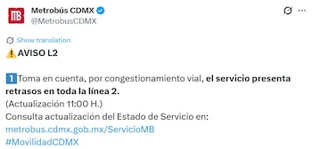 Avance en tiempo real de