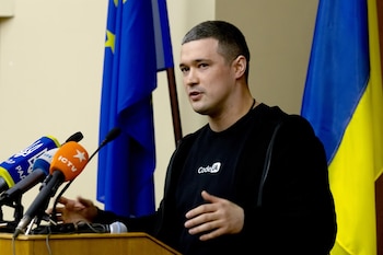 El ministro de Defensa ucraniano,