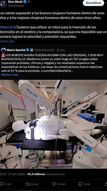 El post de Elon Musk