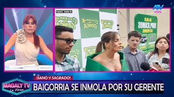 Magaly Medina ‘cuadra’ a Alejandra Baigorria y asegura que jamás perdonaría una infidelidad: “A mí no me pongas en tu bolsa”. Captura: Magaly TV La Firme.
