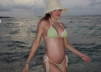 Silvy Araujo comparte su embarazo