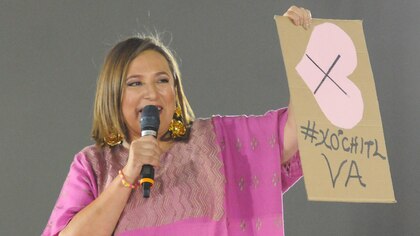 Xóchitl Gálvez responde a Guadalupe Taddei tras pedir no usar color rosa en la marcha “Marea” 