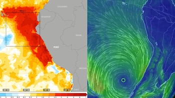 Las imágenes muestran los mapas
