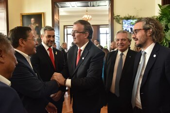 El canciller mexicano Marcelo Ebrard