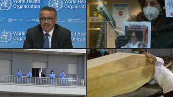 Más de la mitad de la población mundial pasó el Viernes Santo confinado ante la pandemia del nuevo coronavirus que deja más de 1,6 millones de infectados y más de 100.000 muertos.