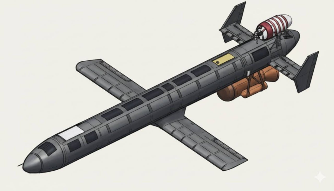 Especialistas de la inteligencia militar (GUR) analizaron la ojiva de 90 kilogramos de un dron ruso; Ucrania advierte que el Kremlin planea lanzar estos dispositivos desde aviones Su-25 para aumentar su capacidad destructiva. (Ejército de Ucrania)