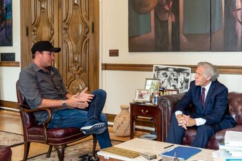 George Forsyth tuvo una reunión