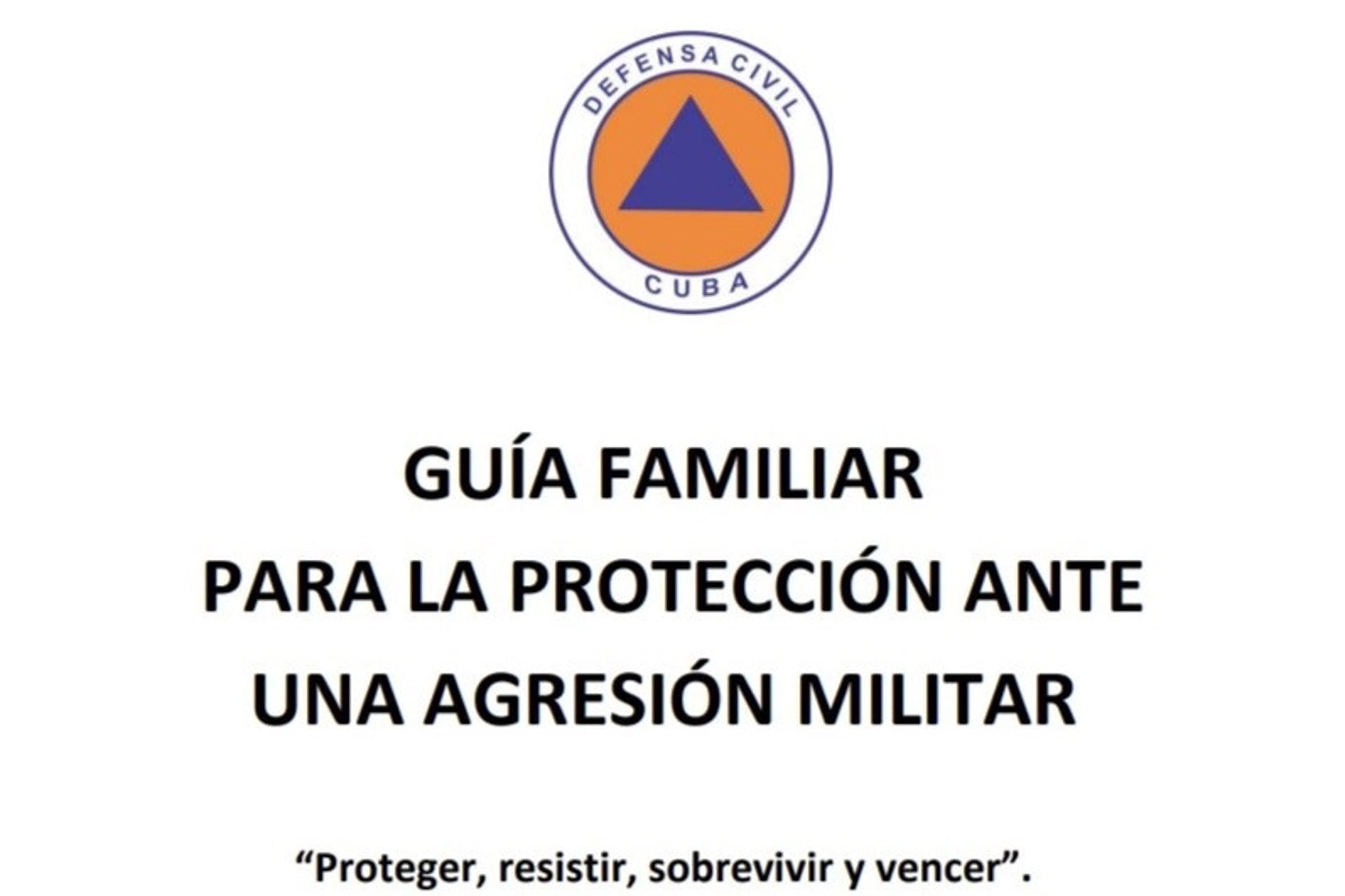 El régimen cubano difunde una guía para protegerse ante una