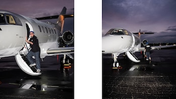 Blessd anunció la compra de su primer avión privado y causó numerosas reacciones en redes sociales - crédito @blessd/ Instagram