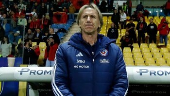 Ricardo Gareca admitió que no esperaba dirigir a Chile y habló de la reacción de los hinchas peruanos. - créditos: Photosport