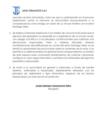 El togado pidió mesura a