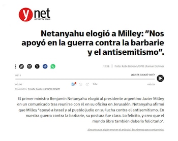 Collage Javier Millei - Prensa Internacional