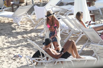 Naiara aprovecha para relajarse en