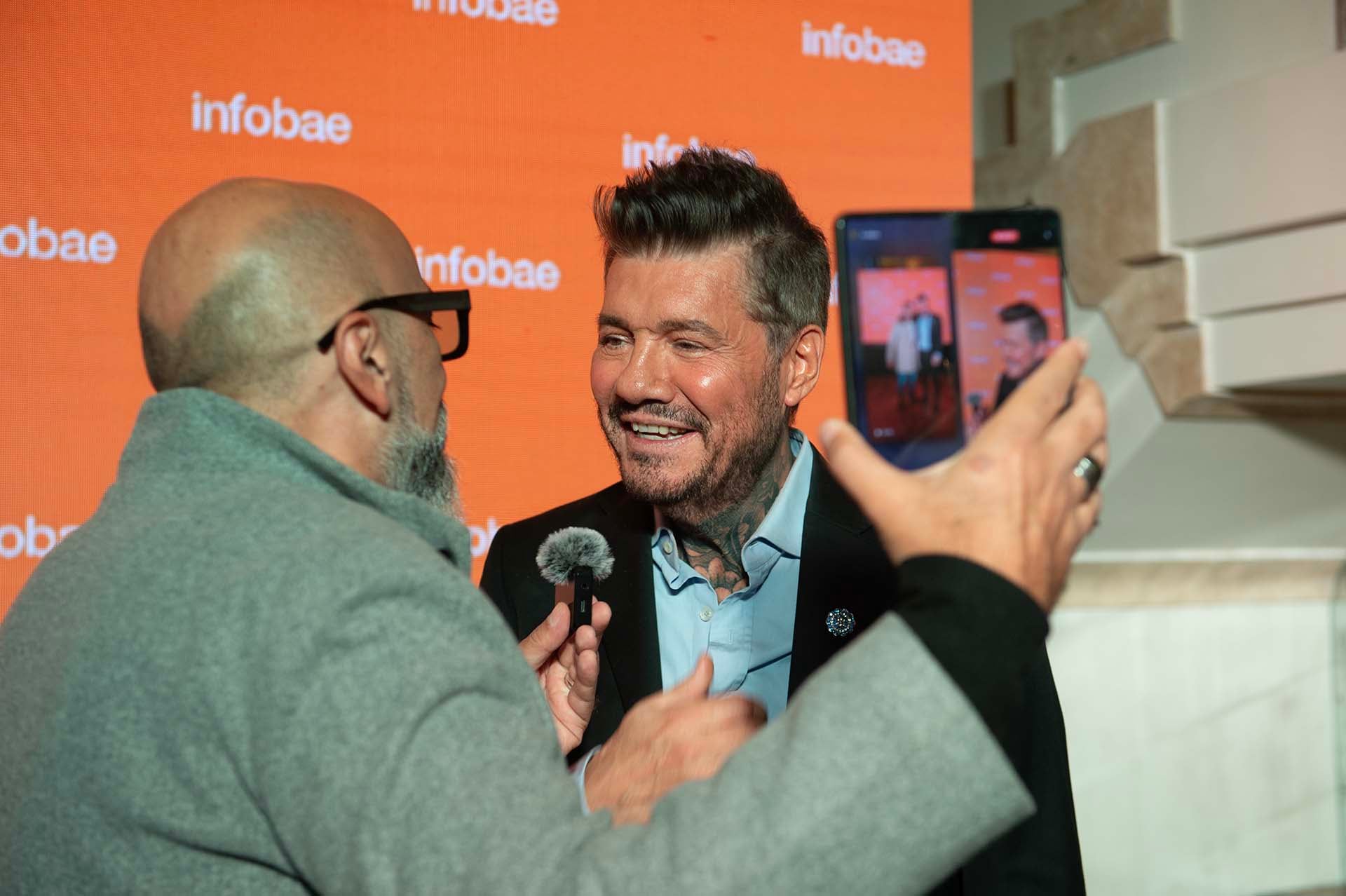 Pablo Layus con Marcelo Tinelli