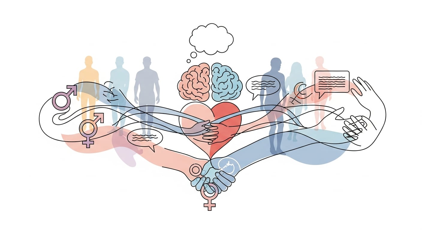 La educación sexual integral agrupa enfoques en derechos humanos, salud, género y cultura - crédito Imagen Ilustrativa Infobae/VisualesIA ScribNews
