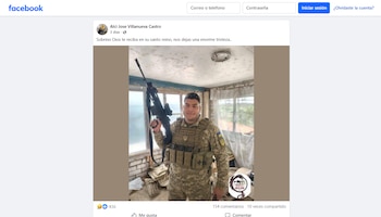 El tío materno de Ever Pérez Villanueva confirmó el fallecimiento de su sobrino en medio de la guerra entre Rusia y Ucrania - crédito Captura de Pantalla Facebook