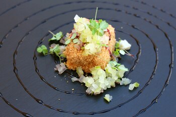 Uno de los platos del