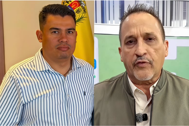 Los viceministros Juan Alirio Villarroel y Wilber Atahualpa Colmenárez Escalona
